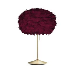 UMAGE Eos medium table lamp red/brushed brass