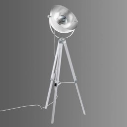 EGLO Covaleda floor lamp tripod white/silver