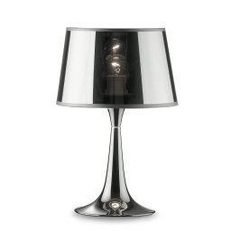 Ideallux London Cromo table lamp height 36.5 cm
