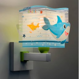 Dalber Little Shark wall light with a sea motif