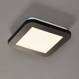 Reality Leuchten Camillus LED ceiling light, square, 17 cm