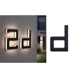 Paulmann LED solar letter d