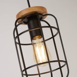 Searchlight Cage II pendant light 3-bulb