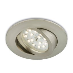 Briloner Flexible LED recessed light Erik, matt nickel
