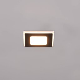 Trio Lighting Nimbus LED recessed IP44 8.5 x 8.5 cm 830 black