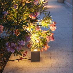 SLV Concreto floor spot IP65 GU10 plug angular