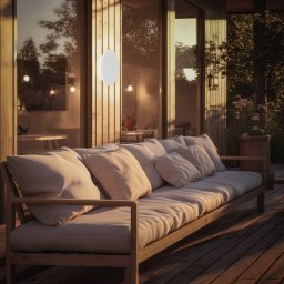 Briloner Aurora LED outdoor wall light, white, touch dimmer, IP54
