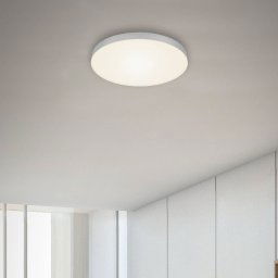 Briloner Flame LED ceiling light, Ø 28.7 cm, silver