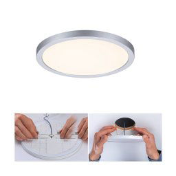 Paulmann Areo panel 830 round chrome 17.5 cm
