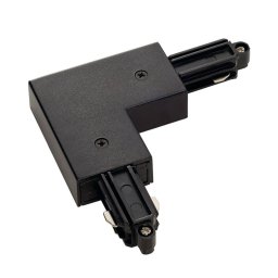 SLV Corner connector single-circuit track, black