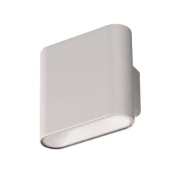 FH Lighting LED rechargeable wall lamp Magnetics, silver, up & down, width 10 cm