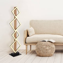 Globo Dustin LED floor lamp, 4-bulb