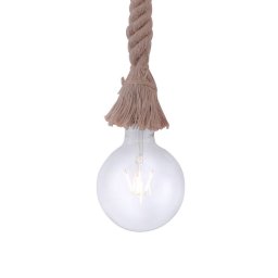 JUST LIGHT. GmbH Rope pendant light with rope, one-bulb