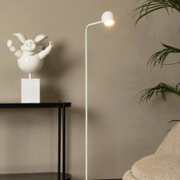 Lucide Comet LED floor lamp with rechargeable battery, white, 3-step dimming, height