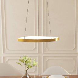 EGLO Vallerosa LED pendant light in brass