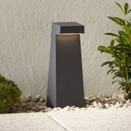 BEGA 77276 - LED pillar light in graphite, 3,000 K