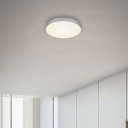 Briloner Flame LED ceiling light, Ø 21.2 cm, silver