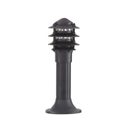 Searchlight Pagoda pillar light, aluminium, IP44