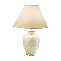 austrolux Giardino Perla table lamp, handpainted, Ø 40 cm