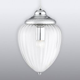 Searchlight Glass hanging light Pendants with grooves