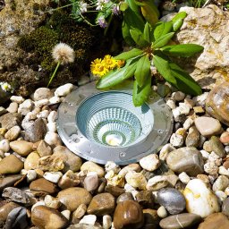 EVN Erizo LED recessed floor light Ø 22cm 24W