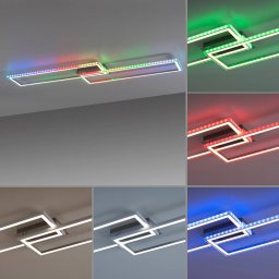 JUST LIGHT. GmbH LED ceiling light Felix60, 121x29.5cm