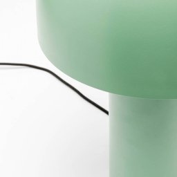KARE Loungy table lamp, green, steel, height 38 cm