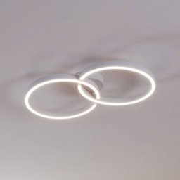 EGLO Armandolo LED ceiling lamp, white, length 67 cm, CCT, RGB