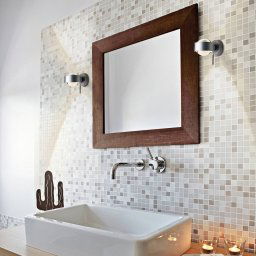 Top Light Puk Mini Wall+ LED, clear lenses, matt chrome