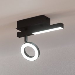EGLO Cardillio 2 LED downlight black with one Ring