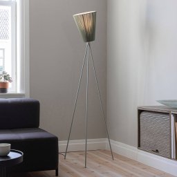 Northern Oslo Wood floor lamp grey/olive green