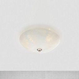 Markslöjd Blad ceiling light, glass, Ø 43 cm