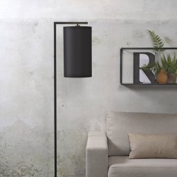 IT´S ABOUT ROMI IT'S ABOUT ROMI Floor lamp Boston, Ø 25 cm, black, textile