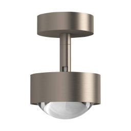 Top Light Puk Mini Turn LED spot lens clear 1-bulb nickel matt