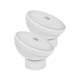 Müller-Licht LED night light Nova, sensor, white, plastic, 2-pack