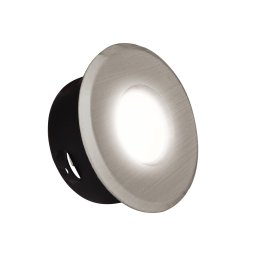Heitronic DL7001 high-voltage downlight, brushed iron