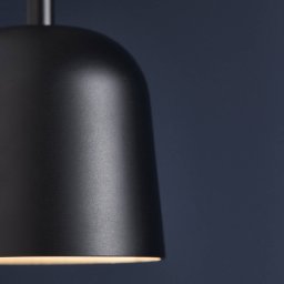 FRANDSEN LED hanging light Satellite, black, metal, Ø 7 cm