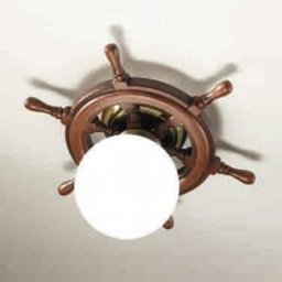 Cremasco Timone ceiling light, spherical glass white