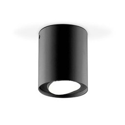 EVN Kardanus LED ceiling light Ø 9 cm, black