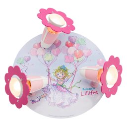 Elobra Princess Lillifee ceiling light 3-bulb
