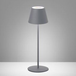 FH Lighting Cosenza LED outdoor table, battery RGBW sand grey