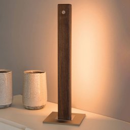 HerzBlut Leonora LED table lamp walnut
