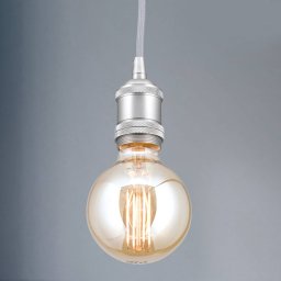 ORION Jailhouse socket hanging light matt nickel