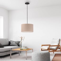 JUST LIGHT. GmbH JUST LIGHT. Green Duro pendant light, textile, beige