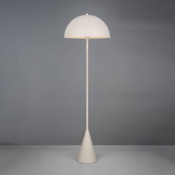 Trio Lighting Alfie floor lamp, light grey matt, metal, E27