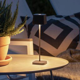 Konstsmide Capri Mini LED table lamp for outdoors, black