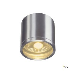 SLV Rox outdoor ceiling light aluminium Ø 12.5 cm