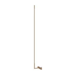HighLight LED floor lamp Amalfi XL, gold, height 180 cm, metal, dimmable