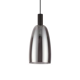 Ideallux Ideal Lux Coco hanging light black-smoke Ø 14cm