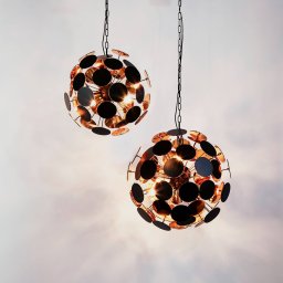 Searchlight Discus pendant light, 4-bulb